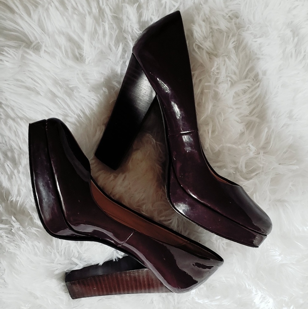 Chunky Heeled Pumps
